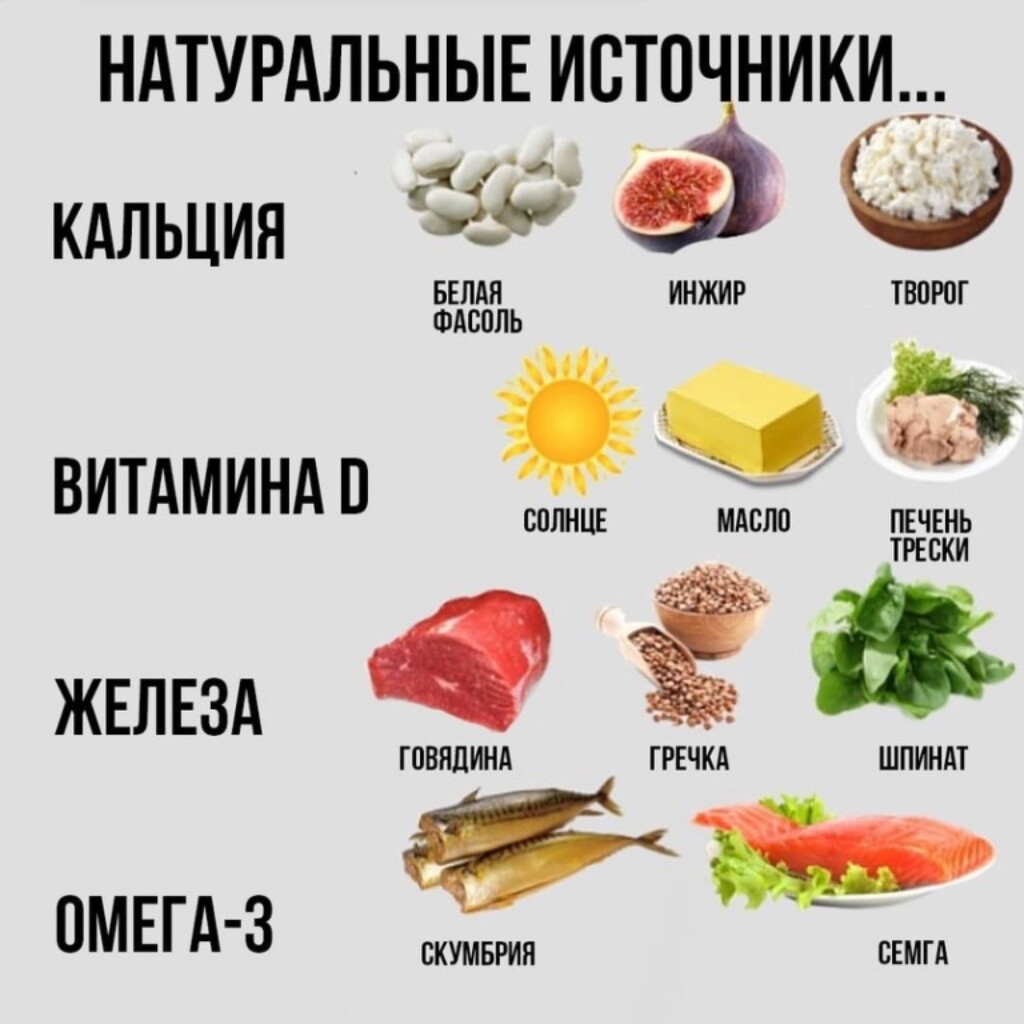 В каком продукте много кальция для костей